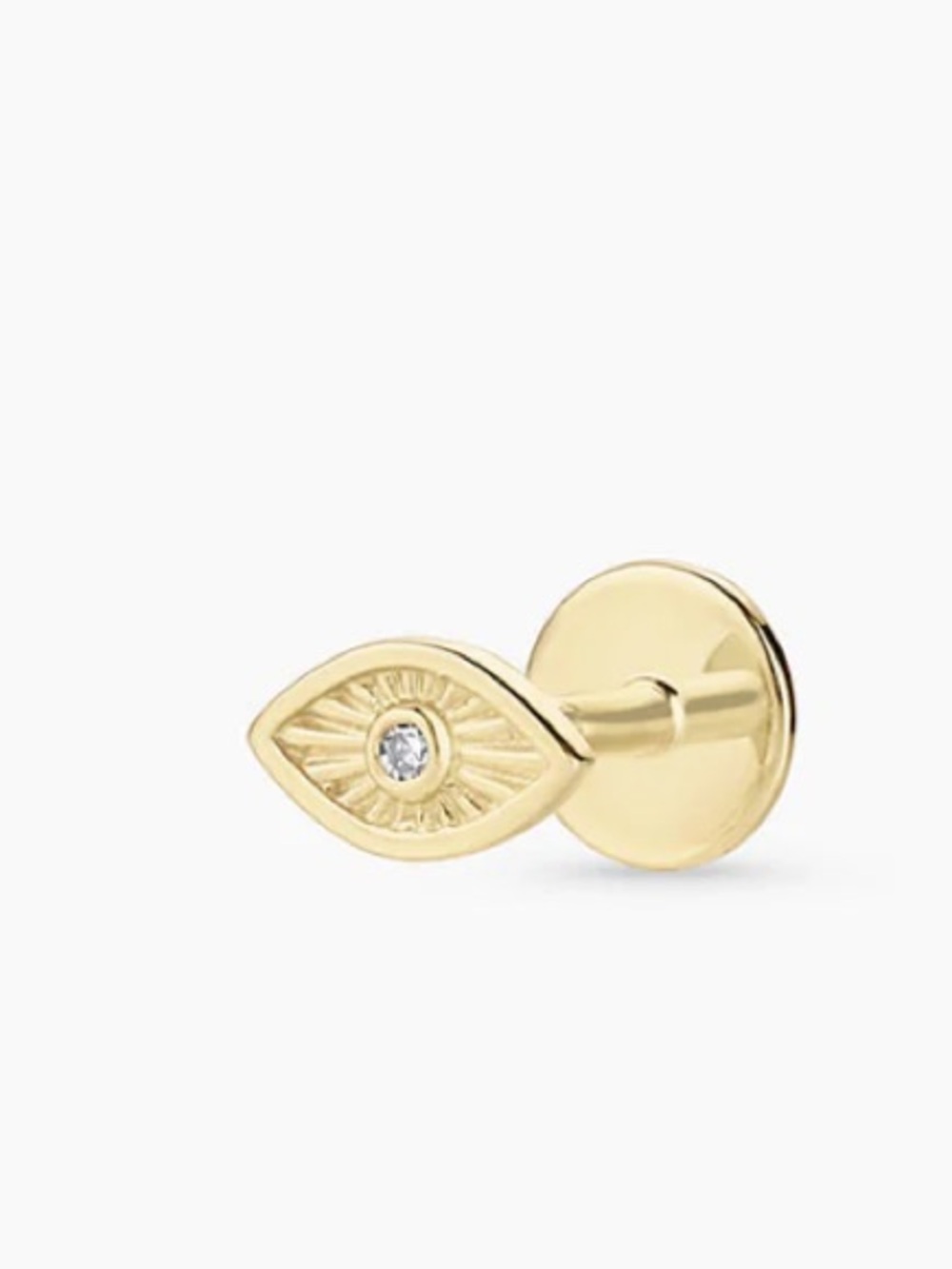 (PAIR) NWOT Gorjana Gold Evil Eye Stud Earrings - Picture 4 of 6